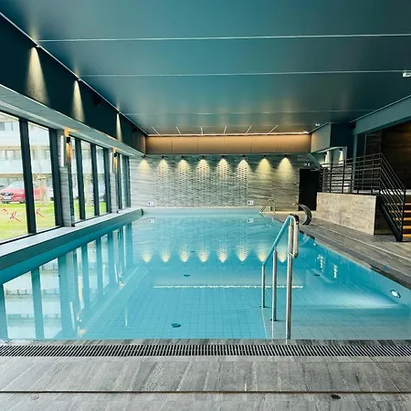 The Waves Kasprowicza 20c - Blisko Plazy! - Bezplatny Parking Podziemny - Klimatyzacja - Basen, Jacuzzi, Sala Fitness, Sala Zabaw Dla Dzieci I Sauny W Cenie! דירה *