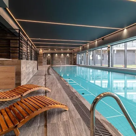 The Waves Kasprowicza 20c - Blisko Plazy! - Bezplatny Parking Podziemny - Klimatyzacja - Basen, Jacuzzi, Sala Fitness, Sala Zabaw Dla Dzieci I Sauny W Cenie! קולובז'ג