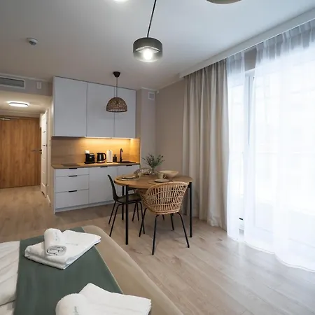 아파트 The Waves Kasprowicza 20c - Blisko Plazy! - Bezplatny Parking Podziemny - Klimatyzacja - Basen, Jacuzzi, Sala Fitness, Sala Zabaw Dla Dzieci I Sauny W Cenie!